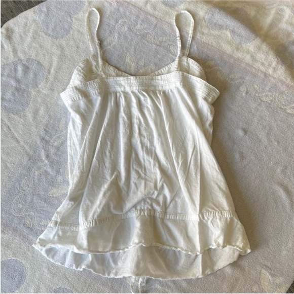 GAP White Camisole with Button Accents - Picture 2 of 13